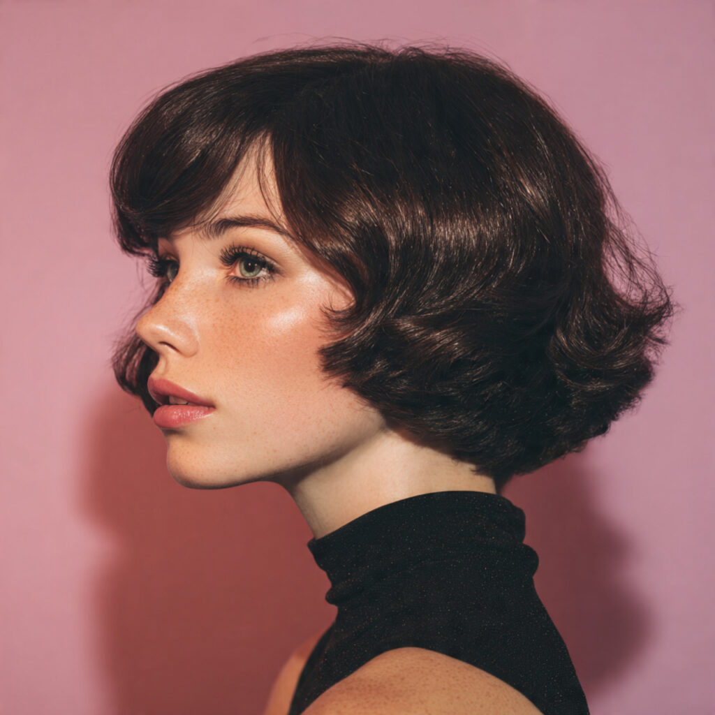 Retro short shag ideas