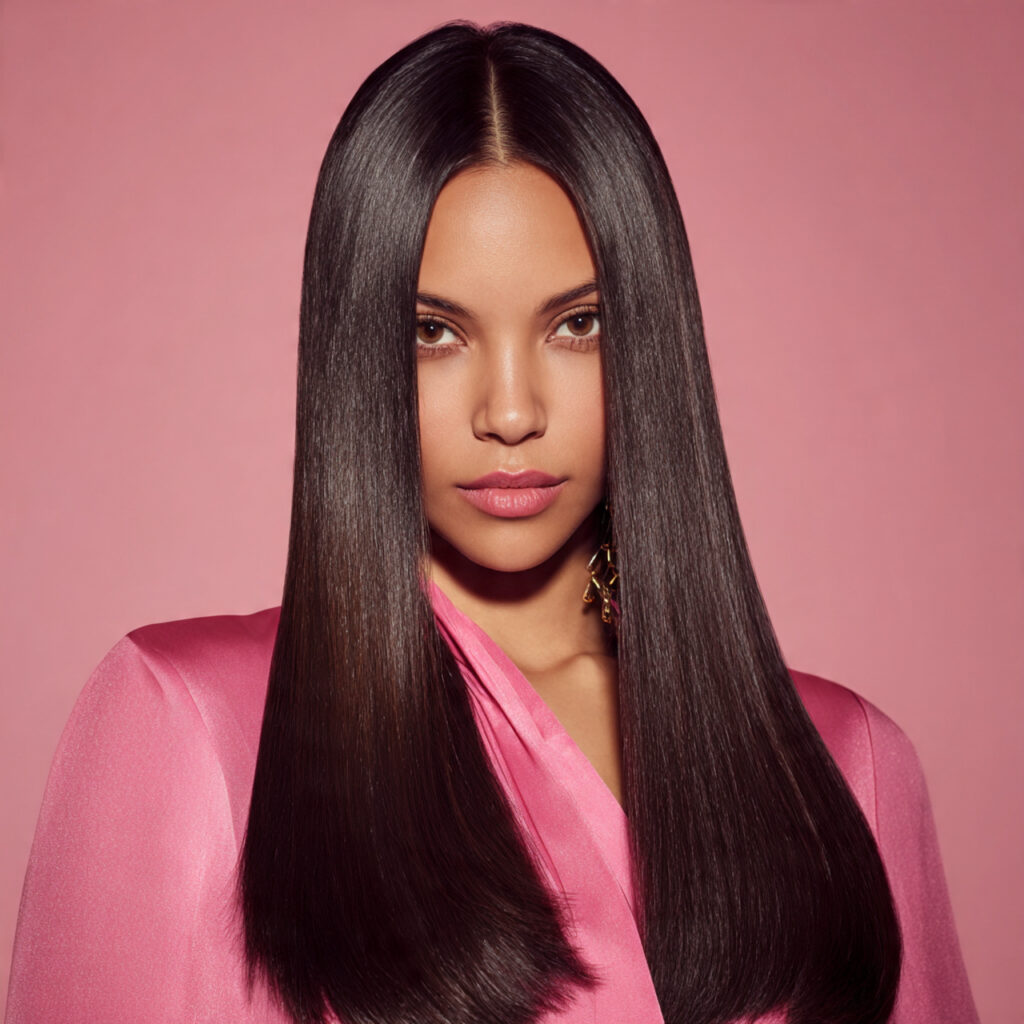 Sleek Straight Long Hair Ideas