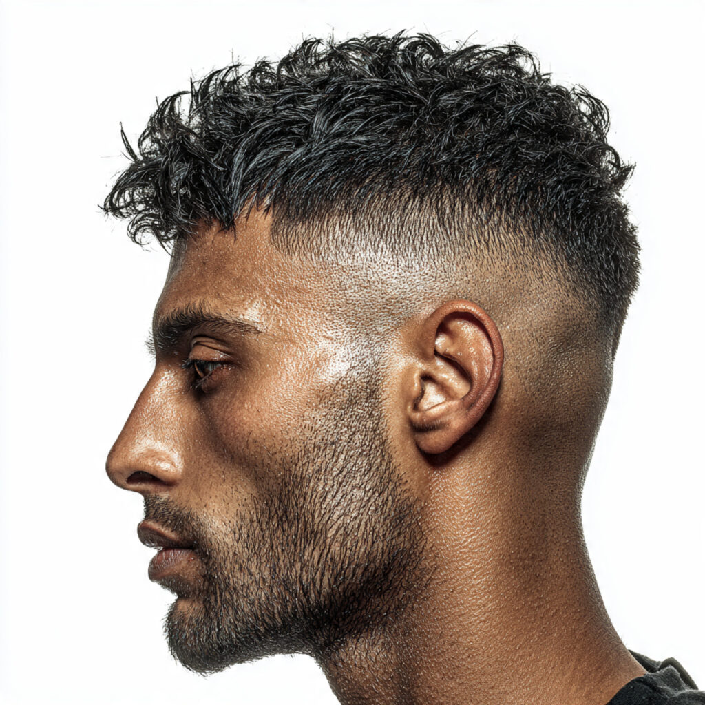 High Taper Fade with Textured Top Idea
