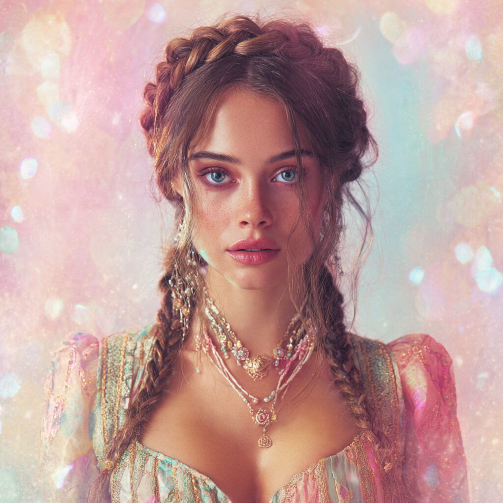 Braided Crown Eid Hairstyles Ideas