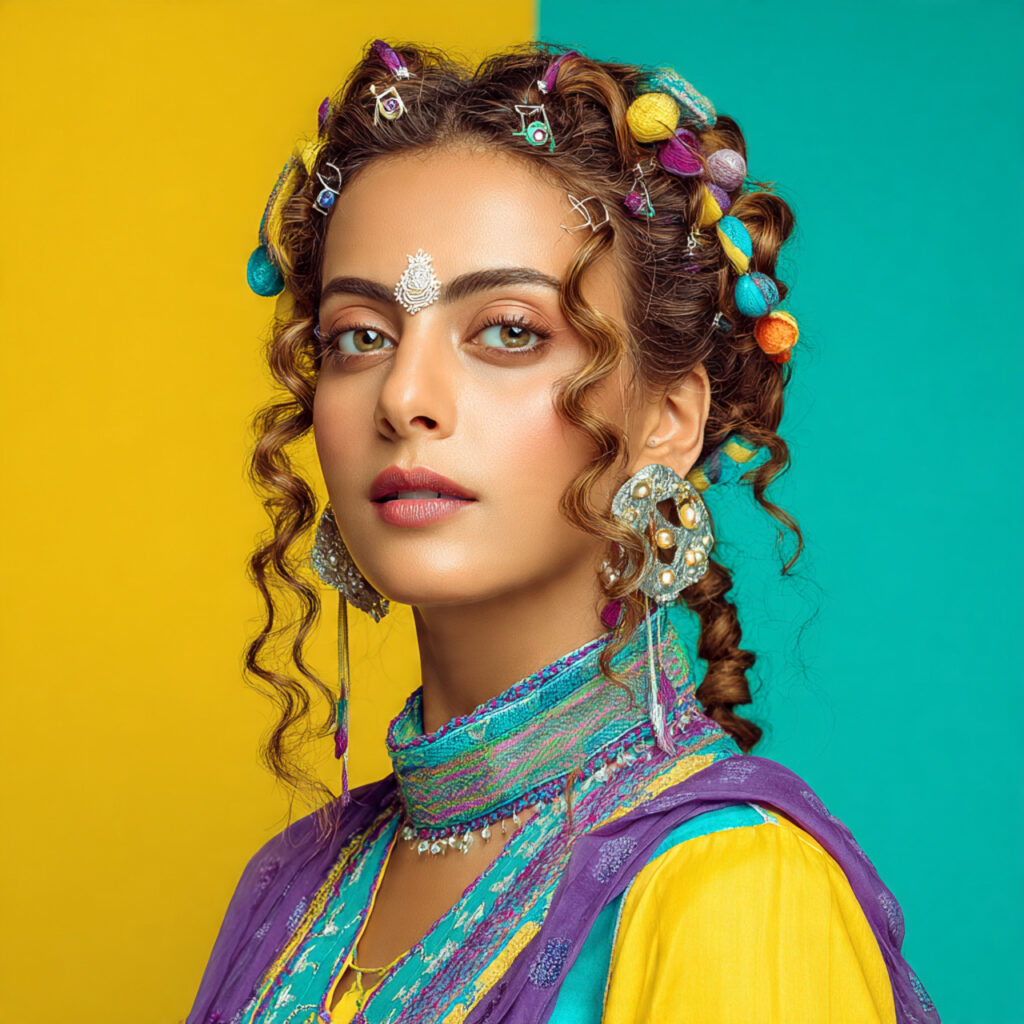 Festive Hair Accessories Eid Hairstyles Ideas