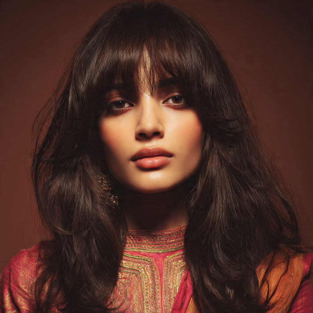 Curtain Bangs Eid Hairstyles Ideas