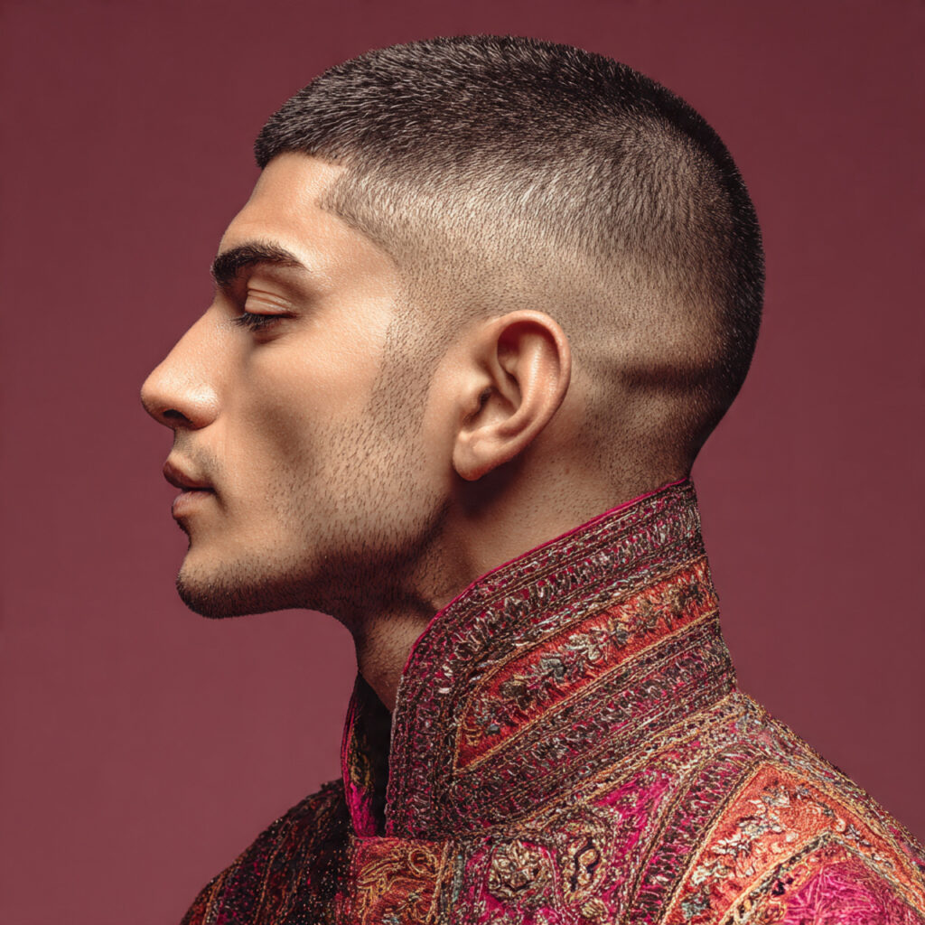 30 Simple Eid Hairstyle for Men Ideas for a Fresh Festive Look 16 Tapered Crew Cut Hairstyle Ideas