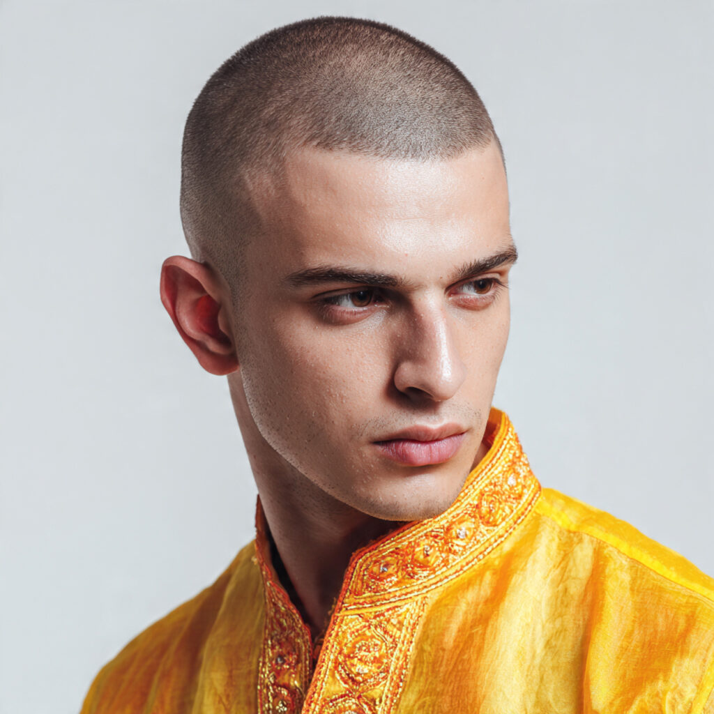 30 Simple Eid Hairstyle for Men Ideas for a Fresh Festive Look 5 Clean Buzz Cut Hairstyle Ideas