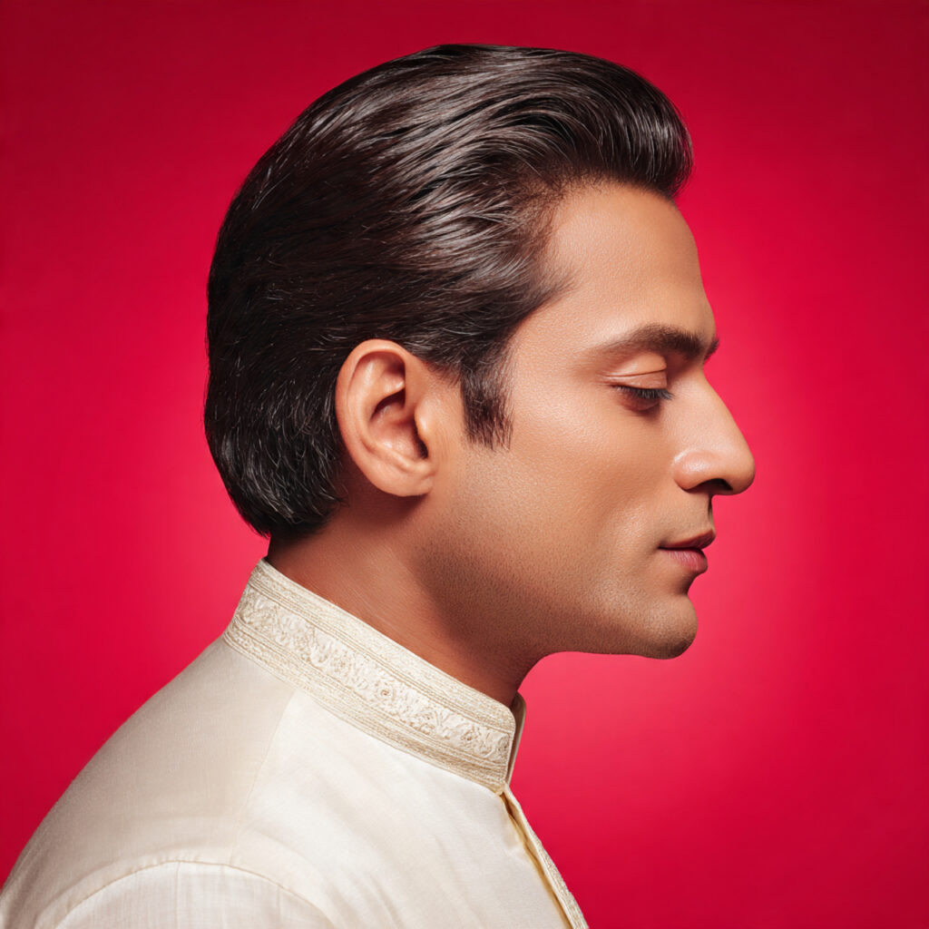 30 Simple Eid Hairstyle for Men Ideas for a Fresh Festive Look 8 Neat Comb Over Hairstyle Ideas