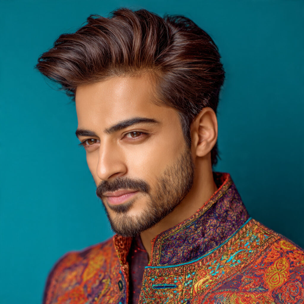 30 Simple Eid Hairstyle for Men Ideas for a Fresh Festive Look 2 Classic Side Part Hairstyle Ideas