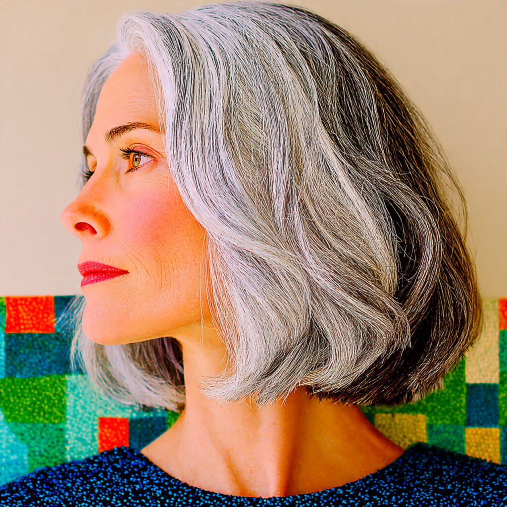 Frosted Gray Layer Blend Idea