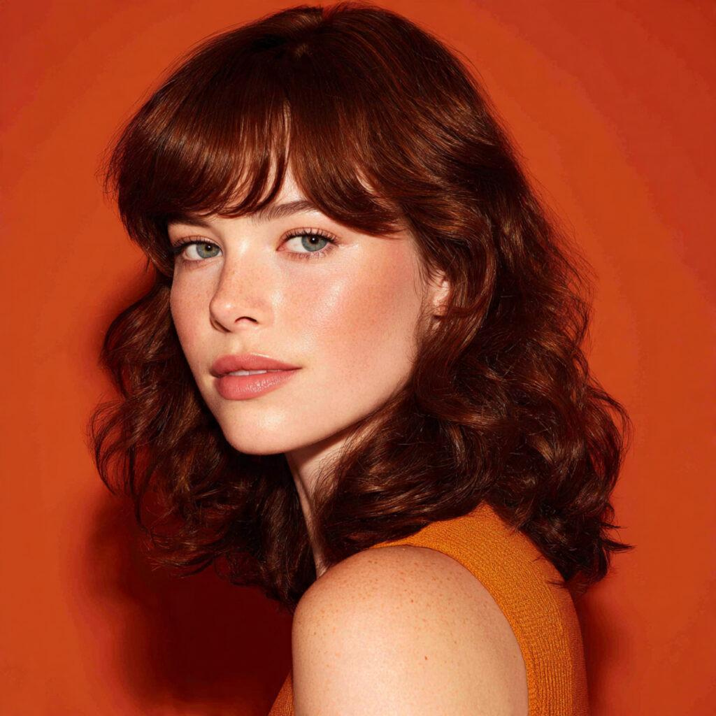 Auburn-Tinted Brunette Ideas