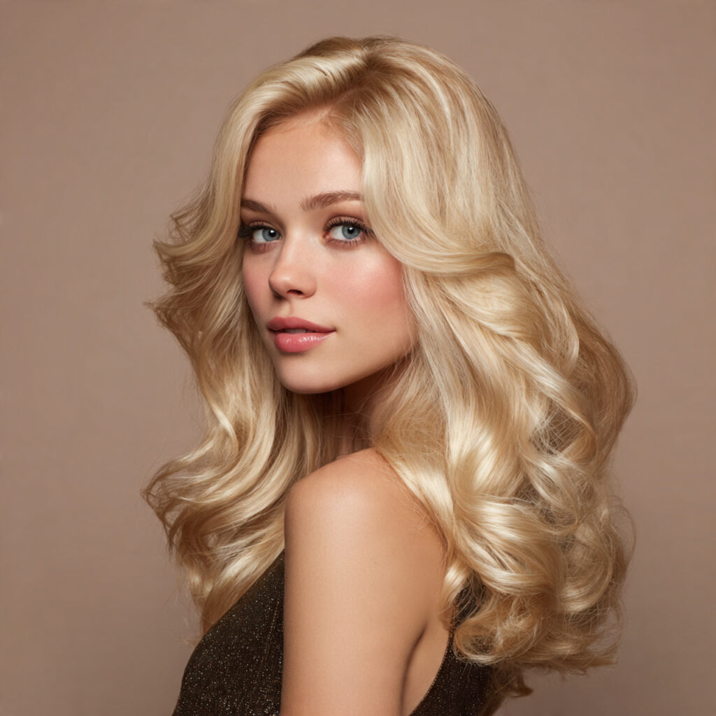 25 Fall Blonde Hairstyle Ideas You’ll Love for a Cozy, Stylish Look 6 Buttery Blonde Waves Ideas