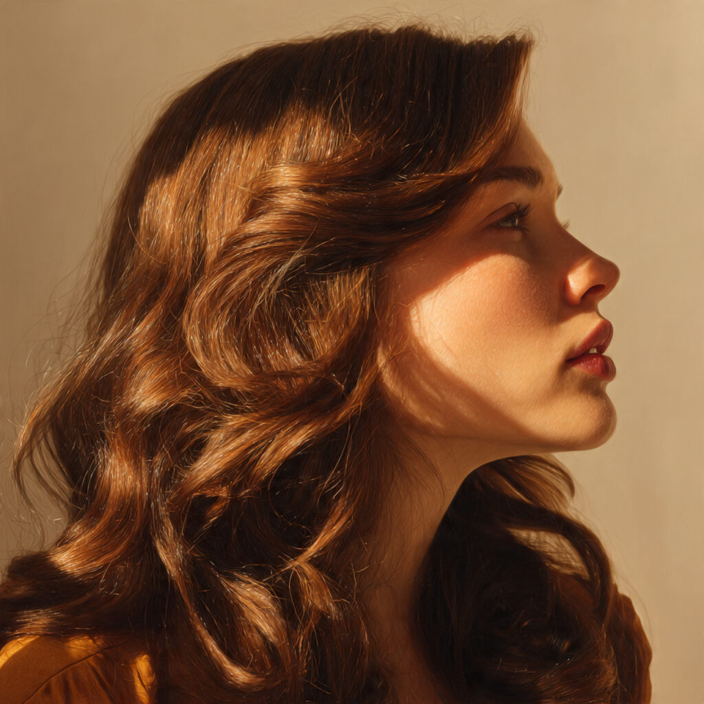 Golden Brown Soft Waves Ideas