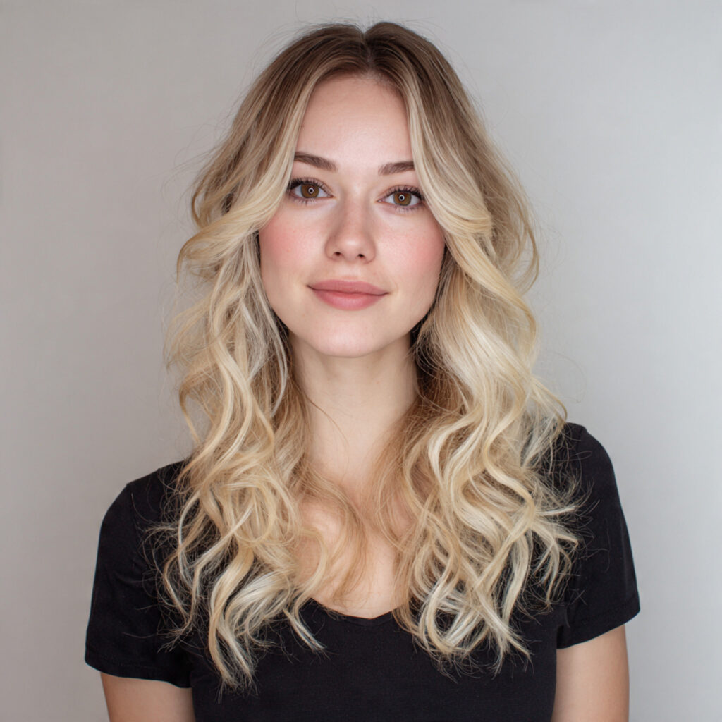 25 Fall Blonde Hairstyle Ideas You’ll Love for a Cozy, Stylish Look 18 Light Blonde Shadow Root Ideas