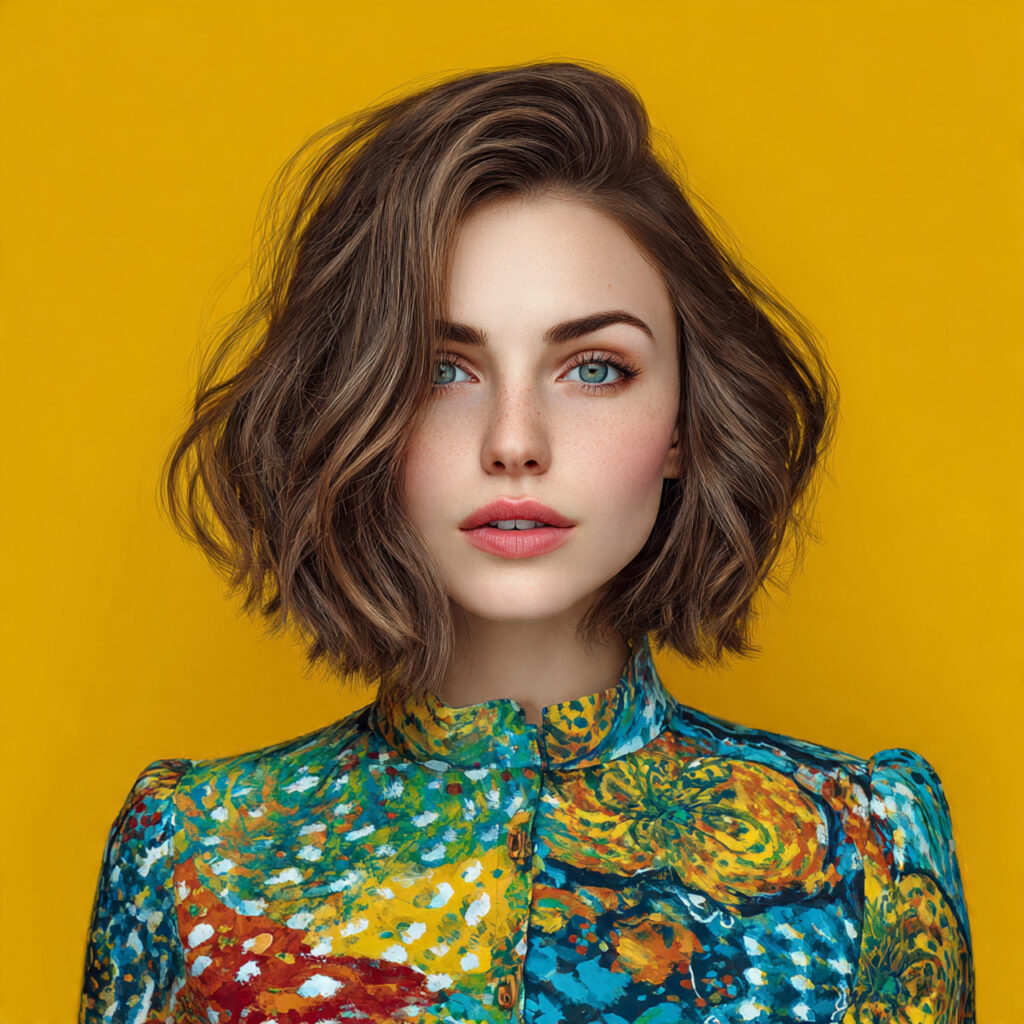 Dimensional Brunette Lob Ideas
