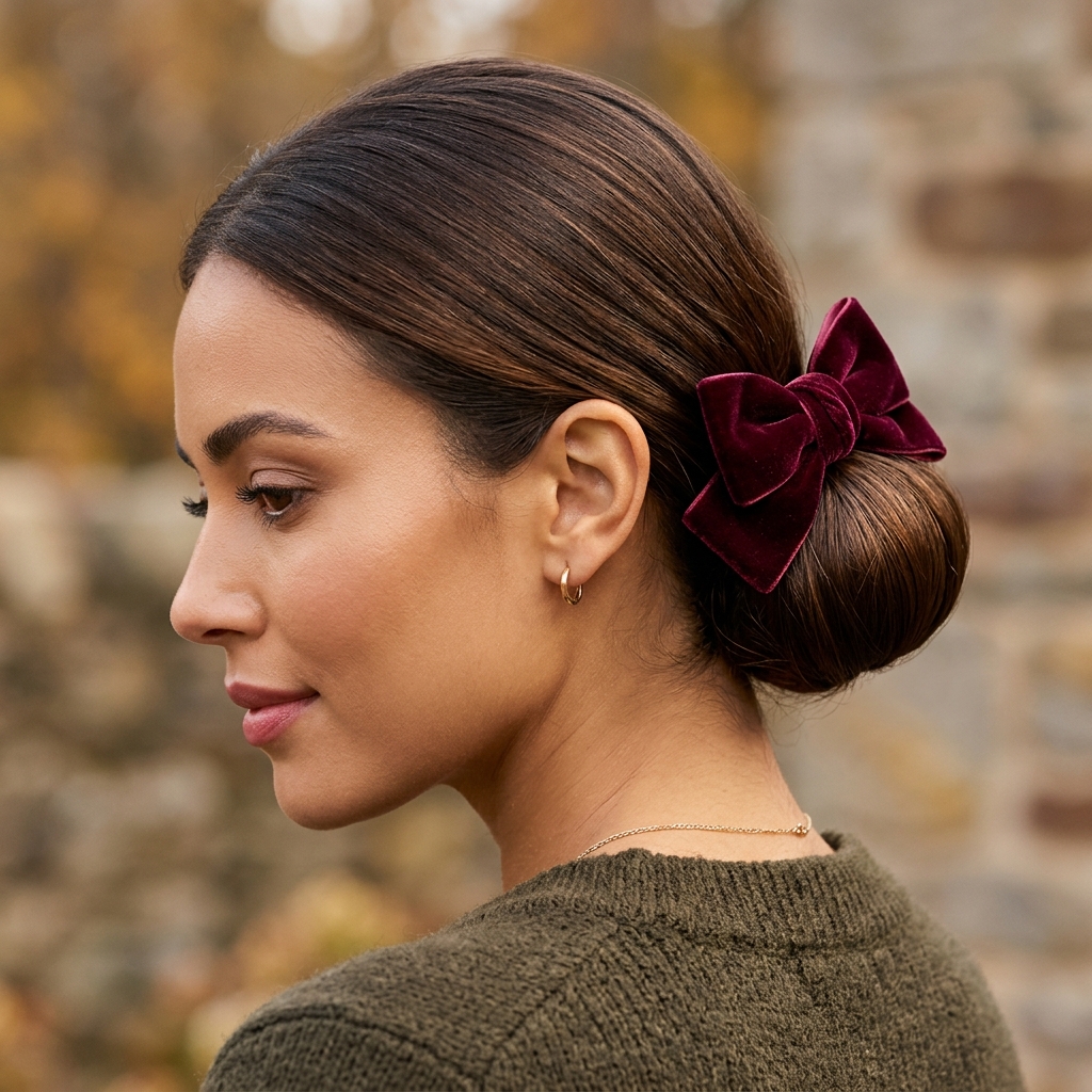 Fall Hair Ideas with Accessories
