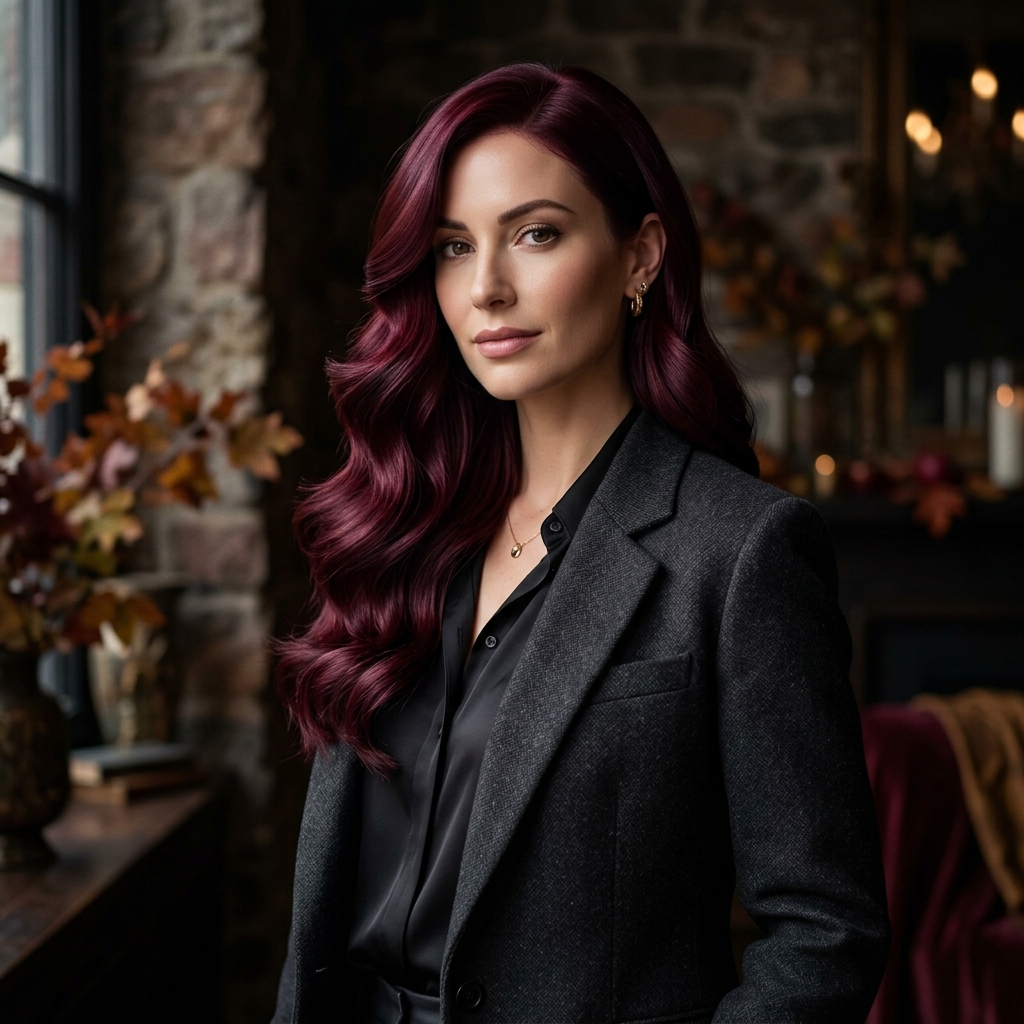 Rich Burgundy Hair Color Ideas