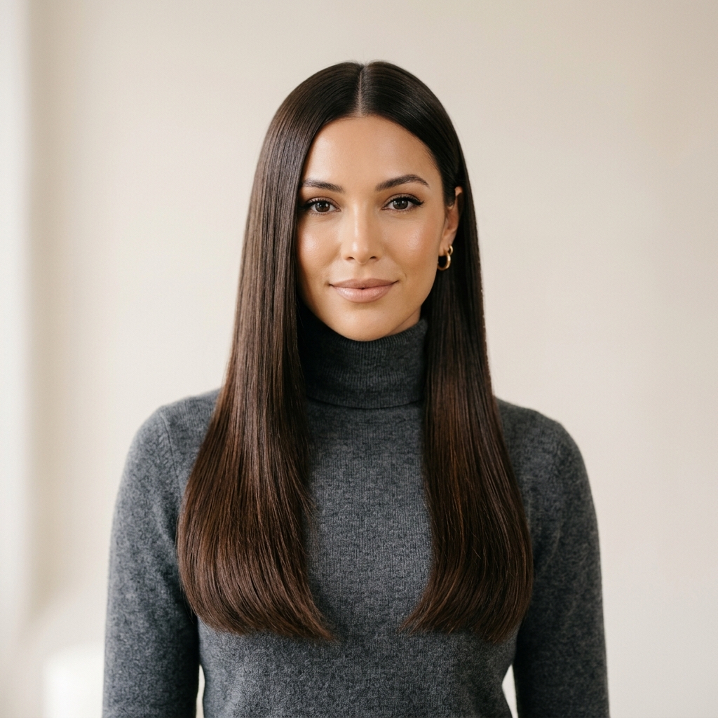 Sleek Straight Hair Ideas for Fall