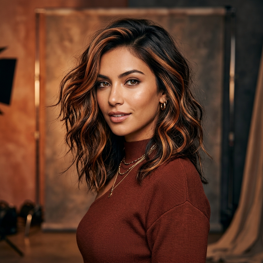 Chunky Highlight Ideas for Fall Hair