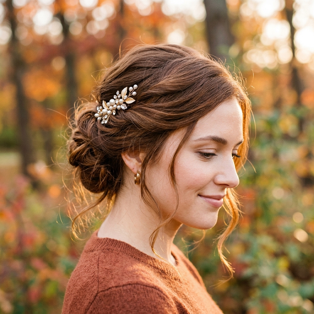 Romantic Twisted Updo Ideas