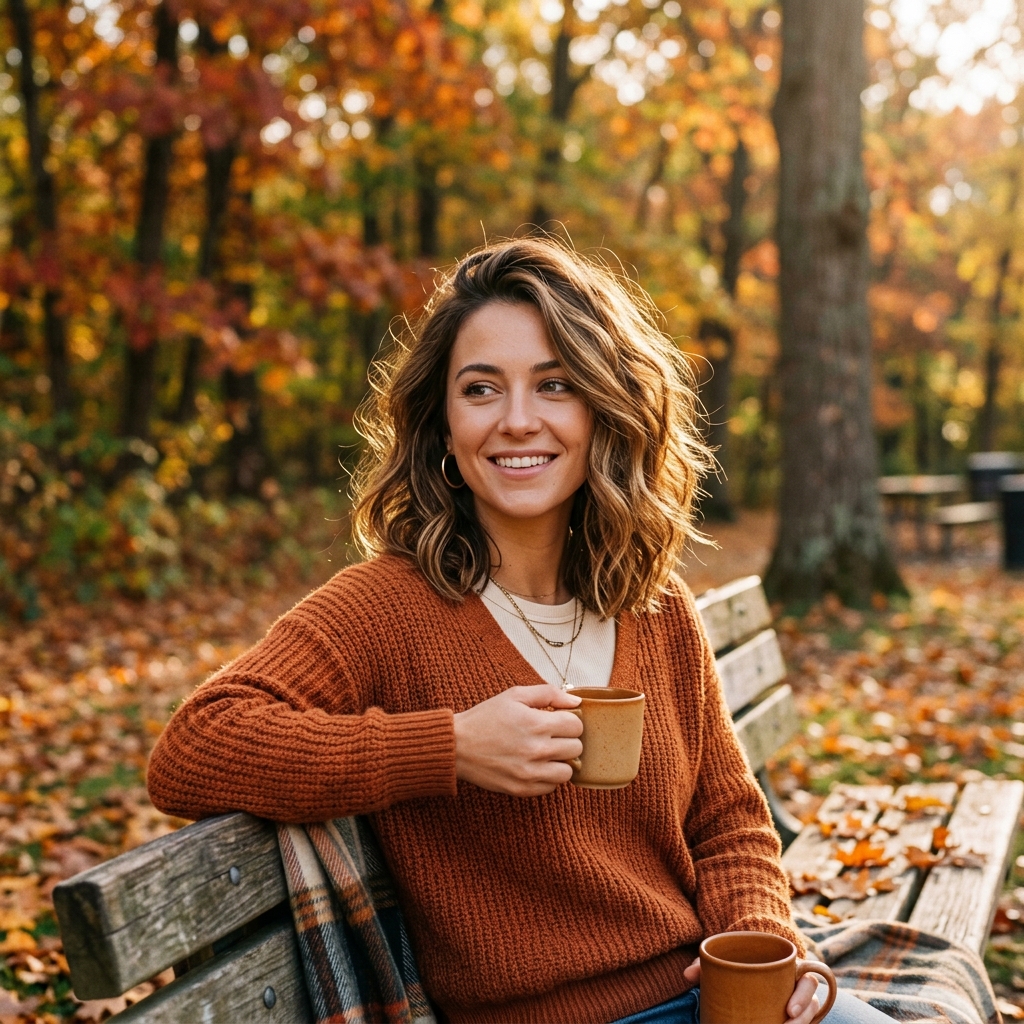 Tousled Lob Ideas for Fall